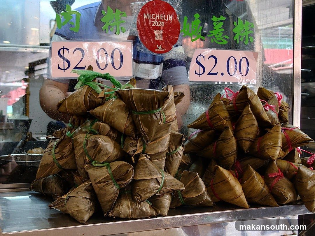 Zongzi Display with Price Signs