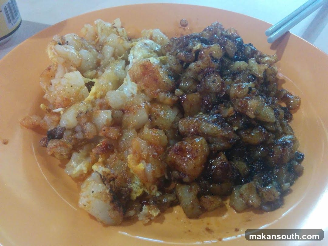Fried Rice and Meat Dishes on Orange Plate