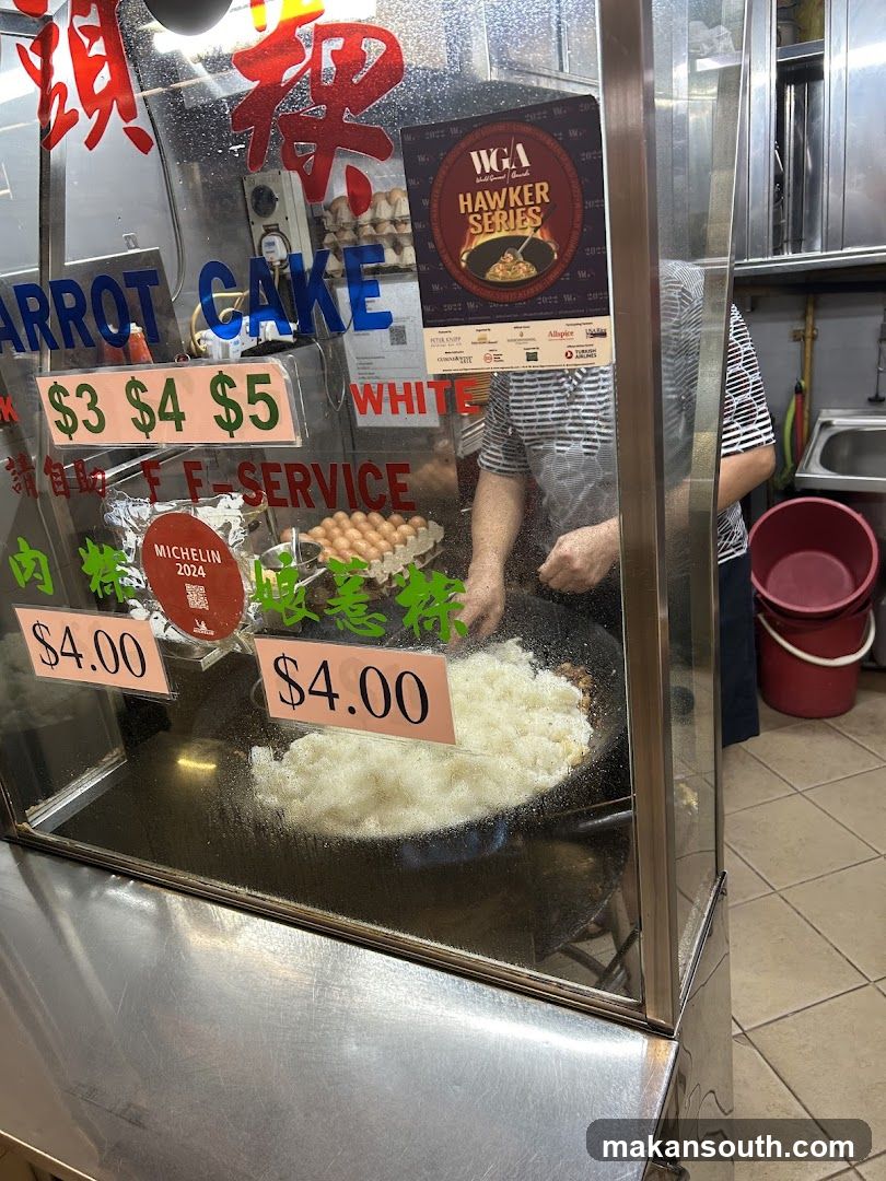 Hawker Stall Interior View