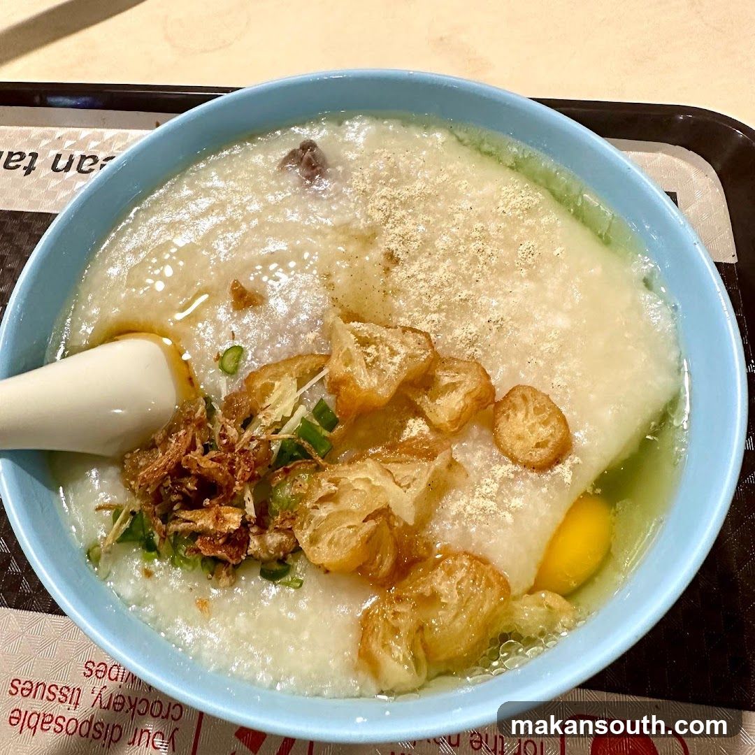 Congee with toppings