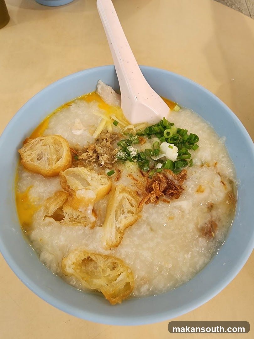 Congee with Fried Dough and Toppings