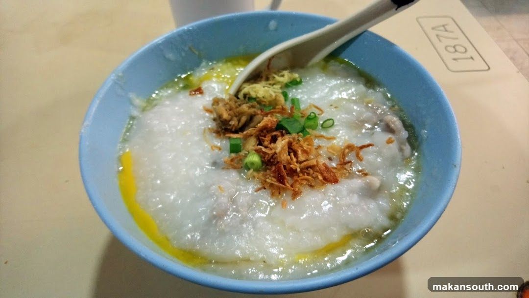 Congee with toppings