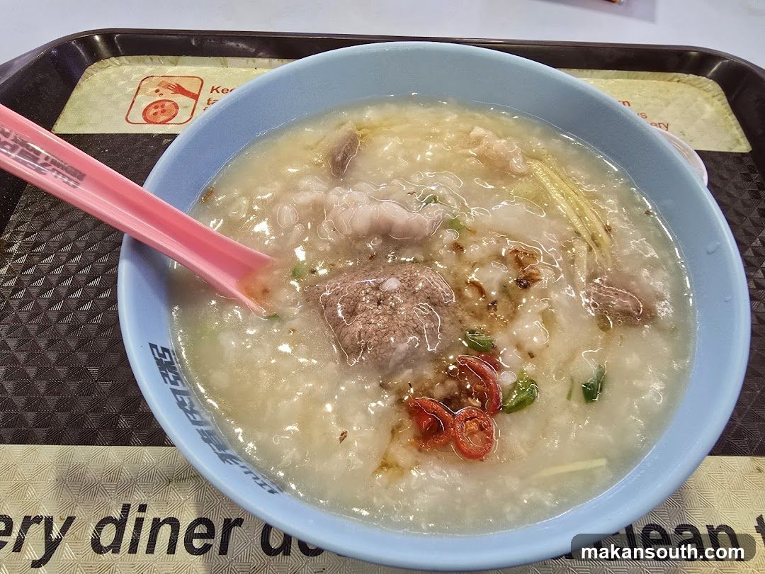 Congee with Meat and Chili