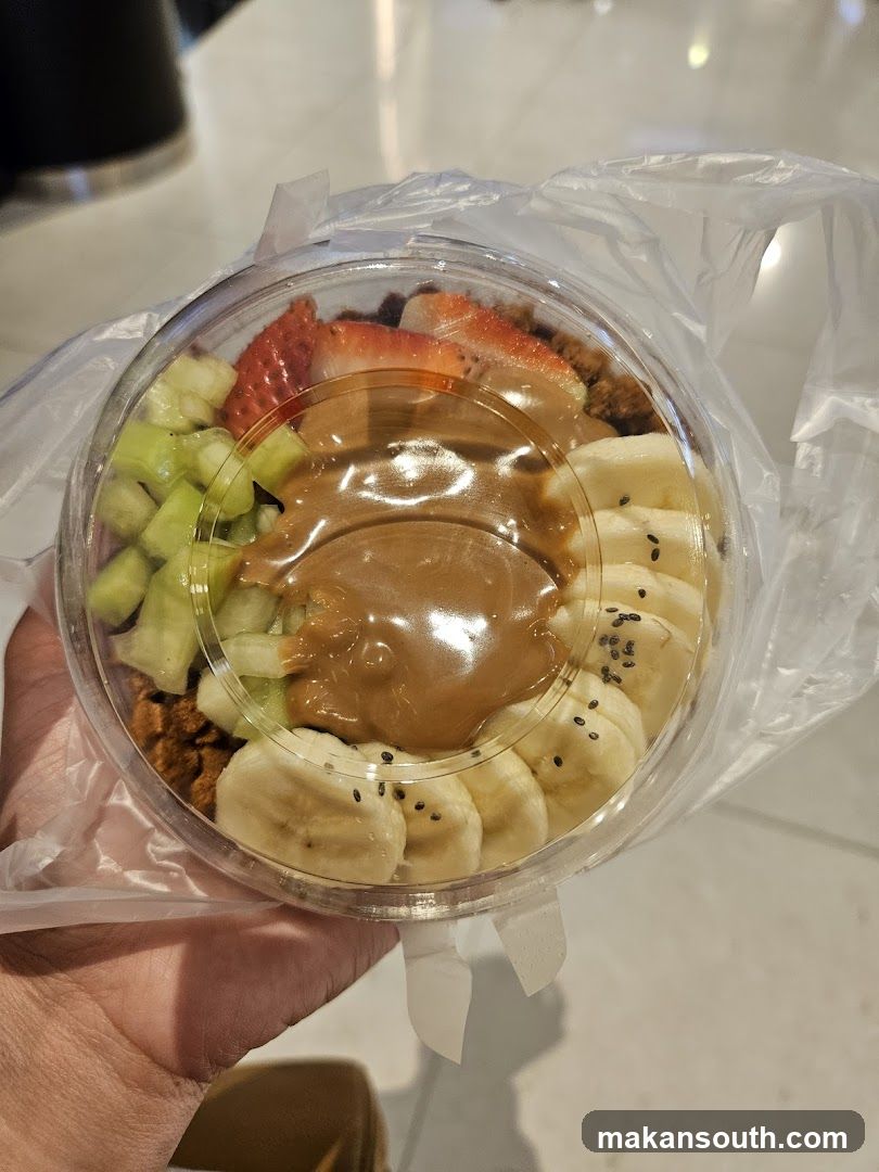 Acai Bowl with Fruits and Nut Butter