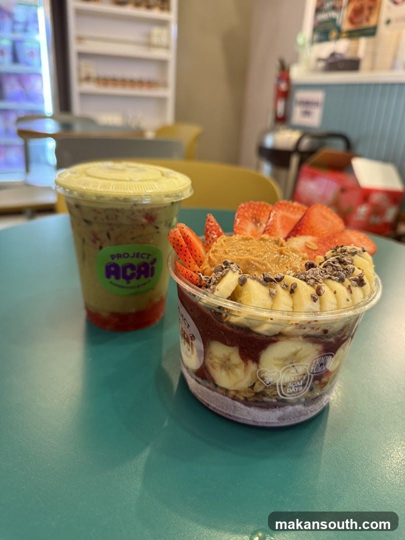 Acai Bowl and Smoothie at Project Acai