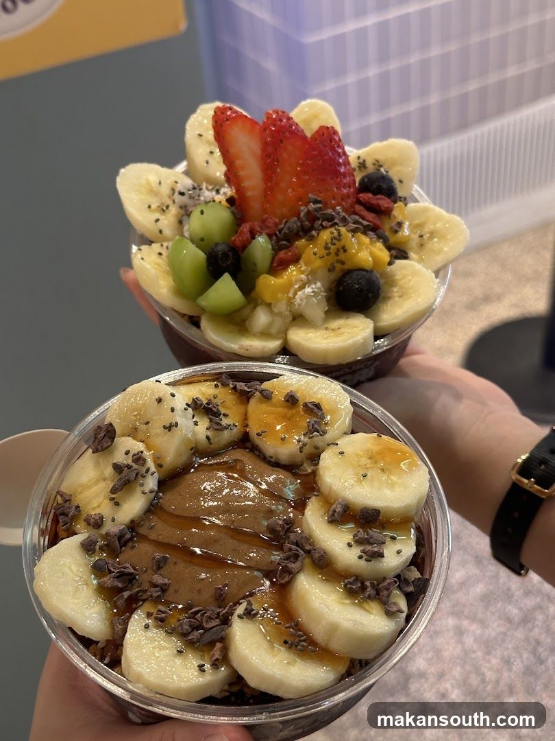 Acai Bowl Display