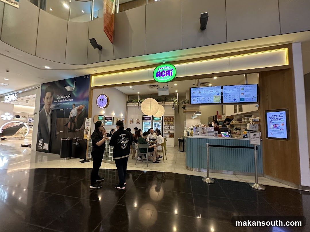 Acai Shop Interior and Exterior View