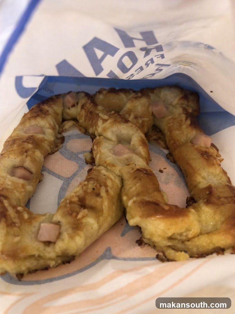 Ham Pretzel Roll