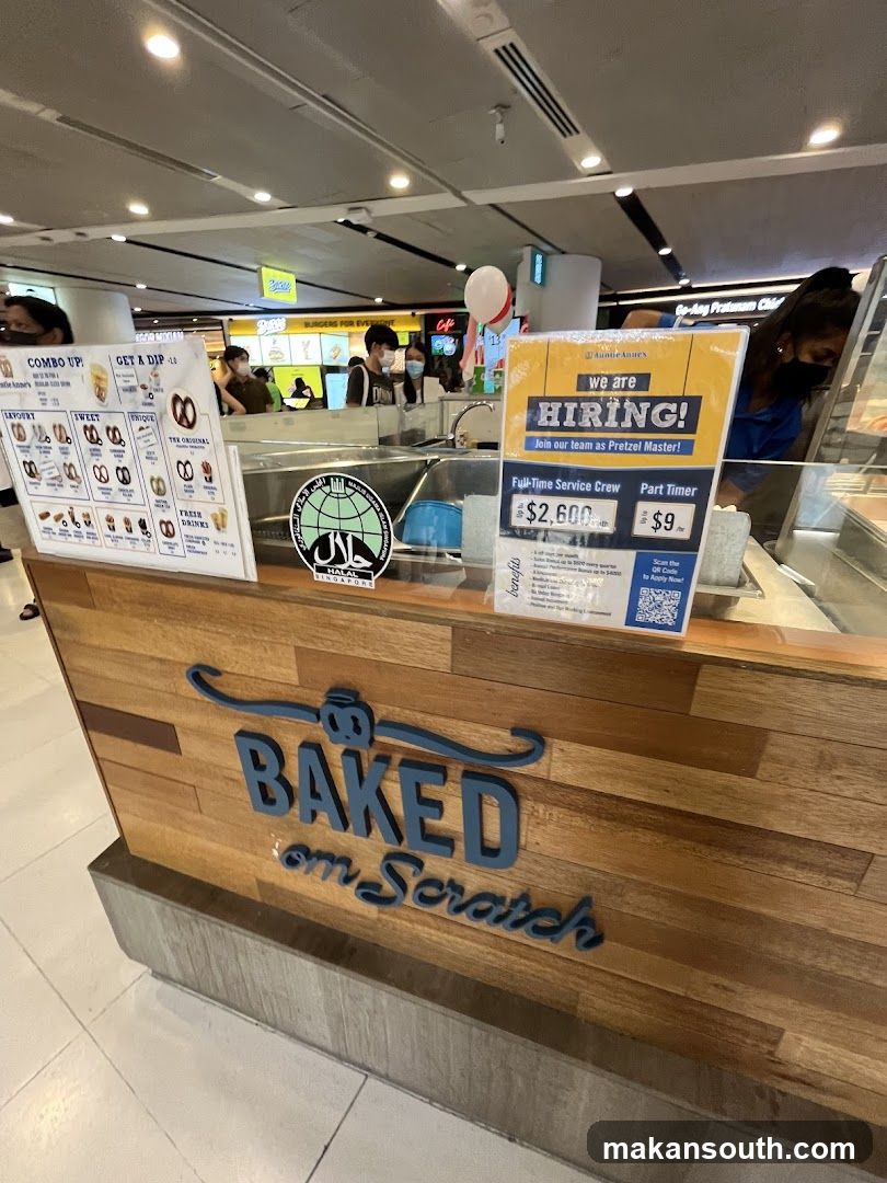 Baked on Scratch Counter Display