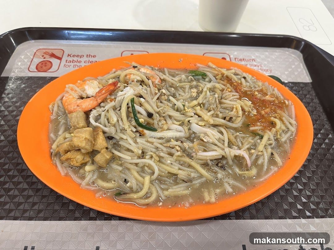 Noodle Dish with Shrimp and Tofu
