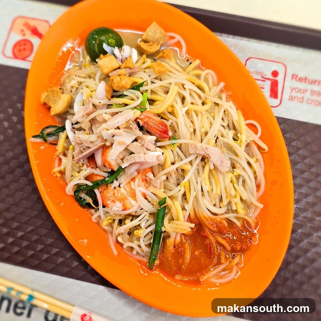 Noodle Dish with Vegetables and Meat