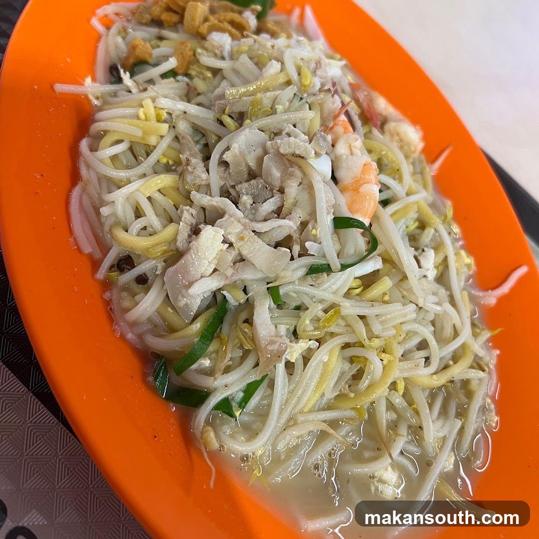 Noodle Dish with Shrimp and Tofu