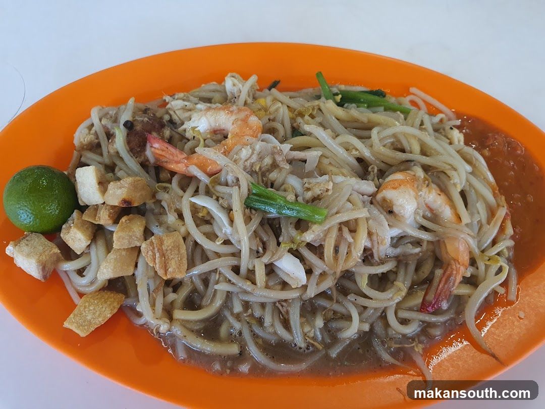 Noodle Dish with Shrimp and Lime