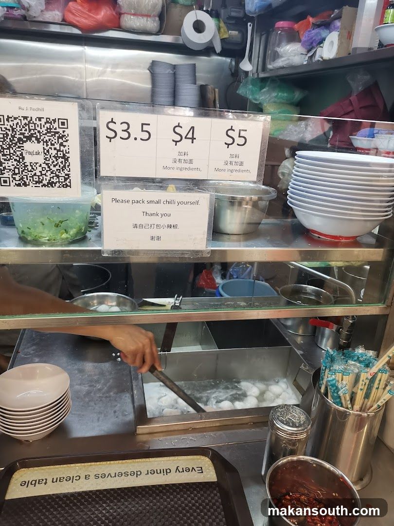 Food Stall Interior View