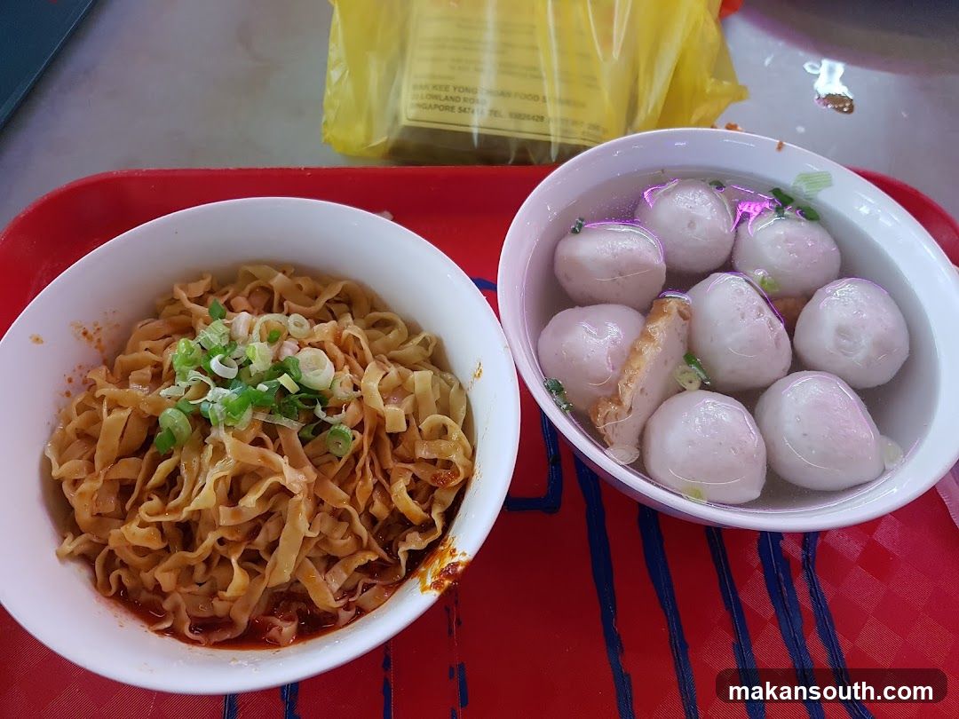 Noodle and Fish Ball Meal