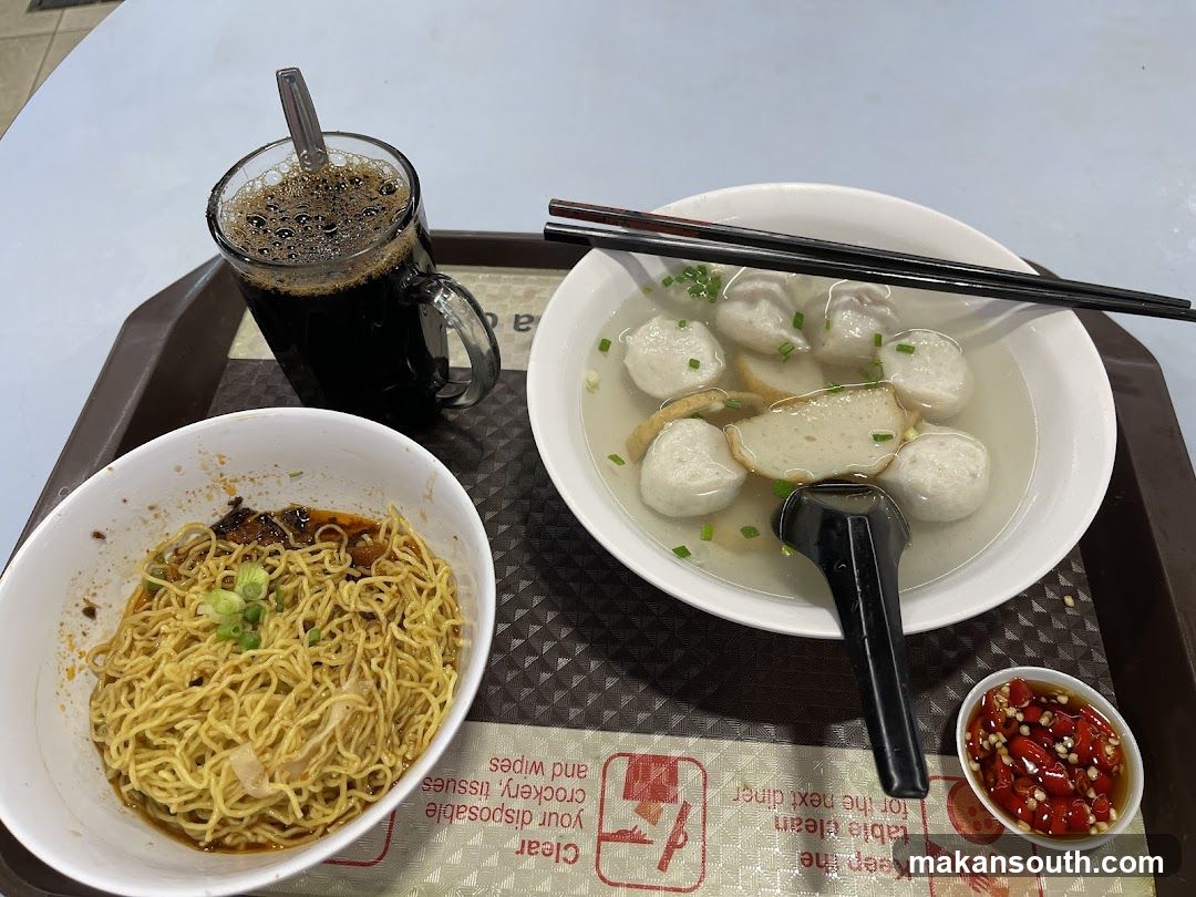 Noodle and Fish Ball Meal