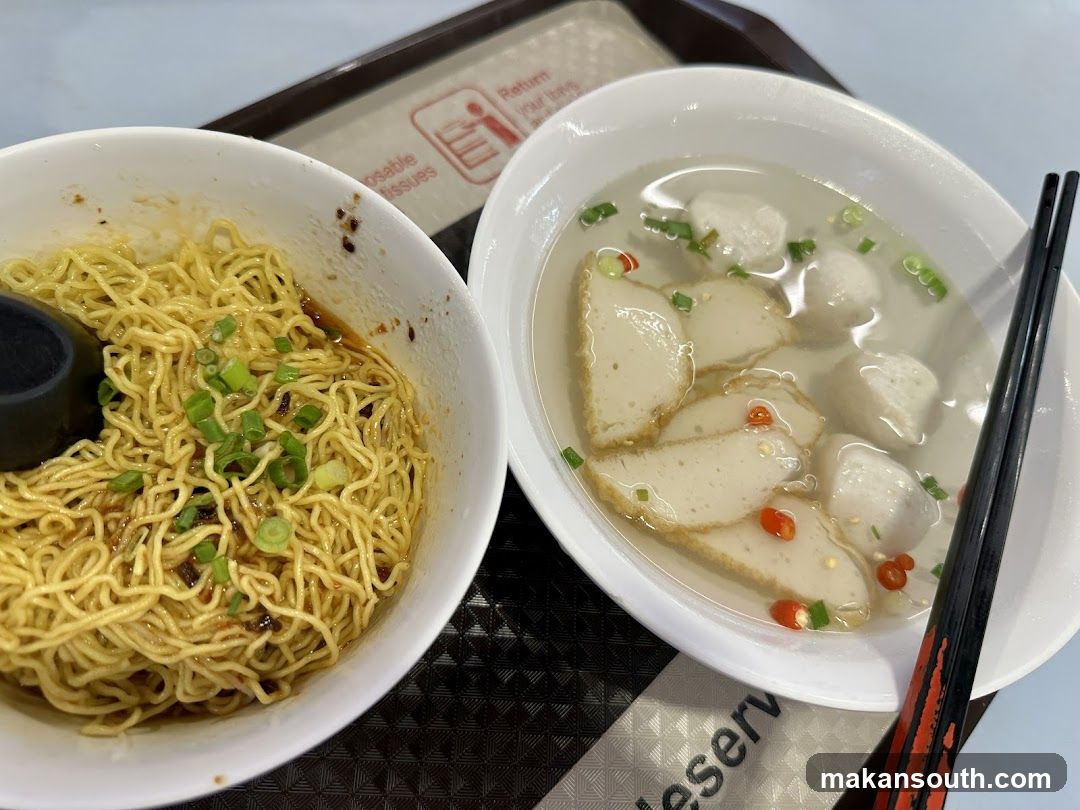 Noodle and Soup Meal