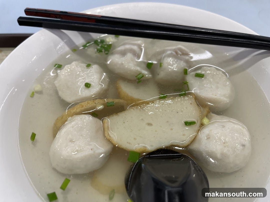 Fish Ball Soup with Chives