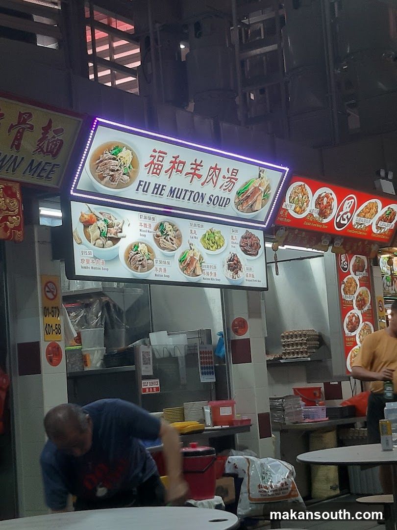 Food Stall Interior View