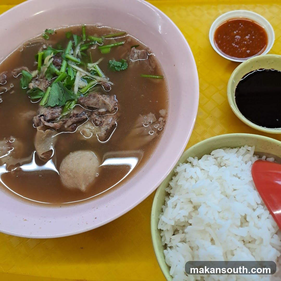 Rice and Soup Meal