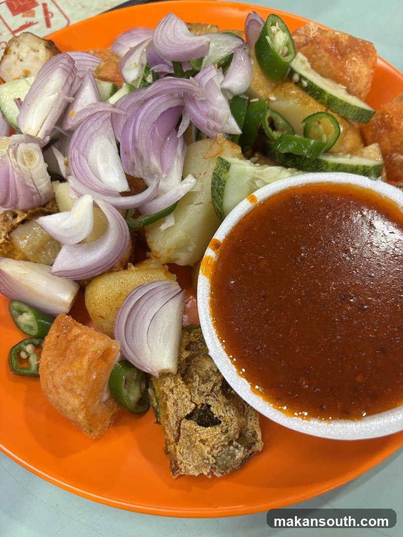 Fried Food with Sauce