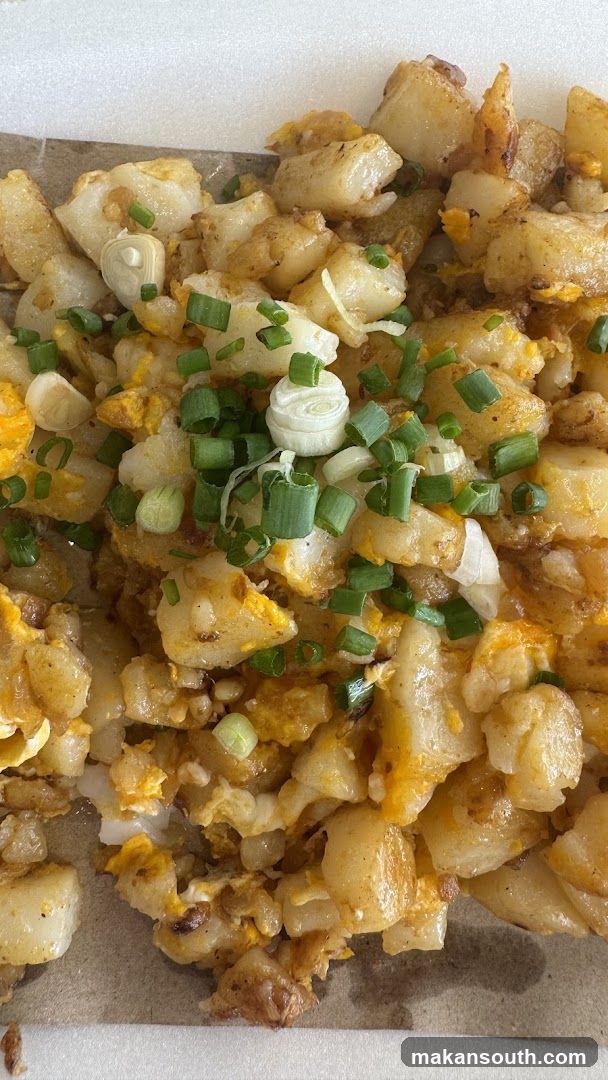 Fried Potato Dish with Scallions