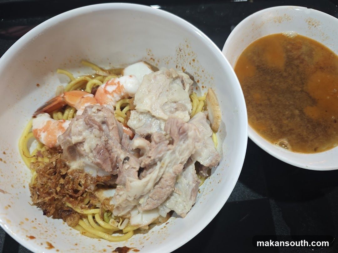 Noodle Bowl with Shrimp and Pork