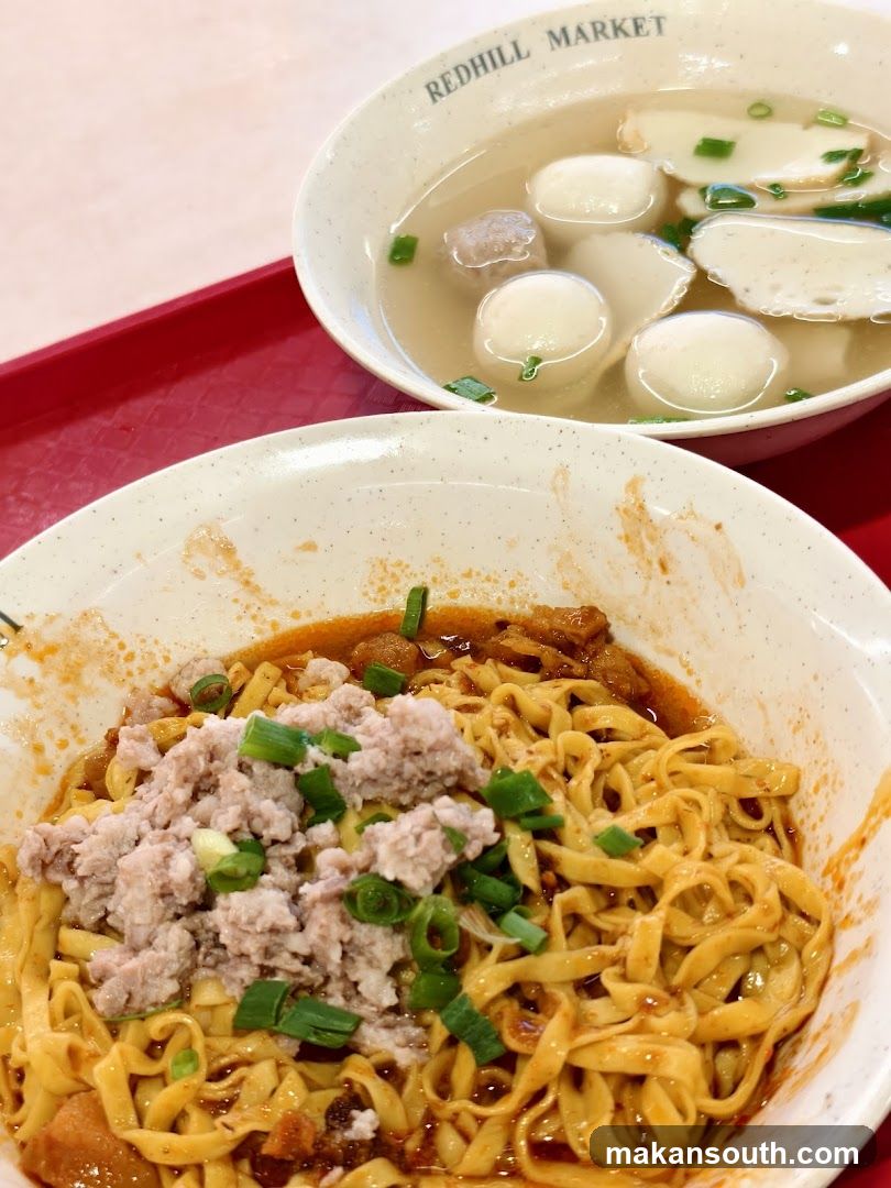 五十年代潮州鱼丸肉脞面 Fu Cheng Redhill 85 50's Teochew Minced Meat Noodle