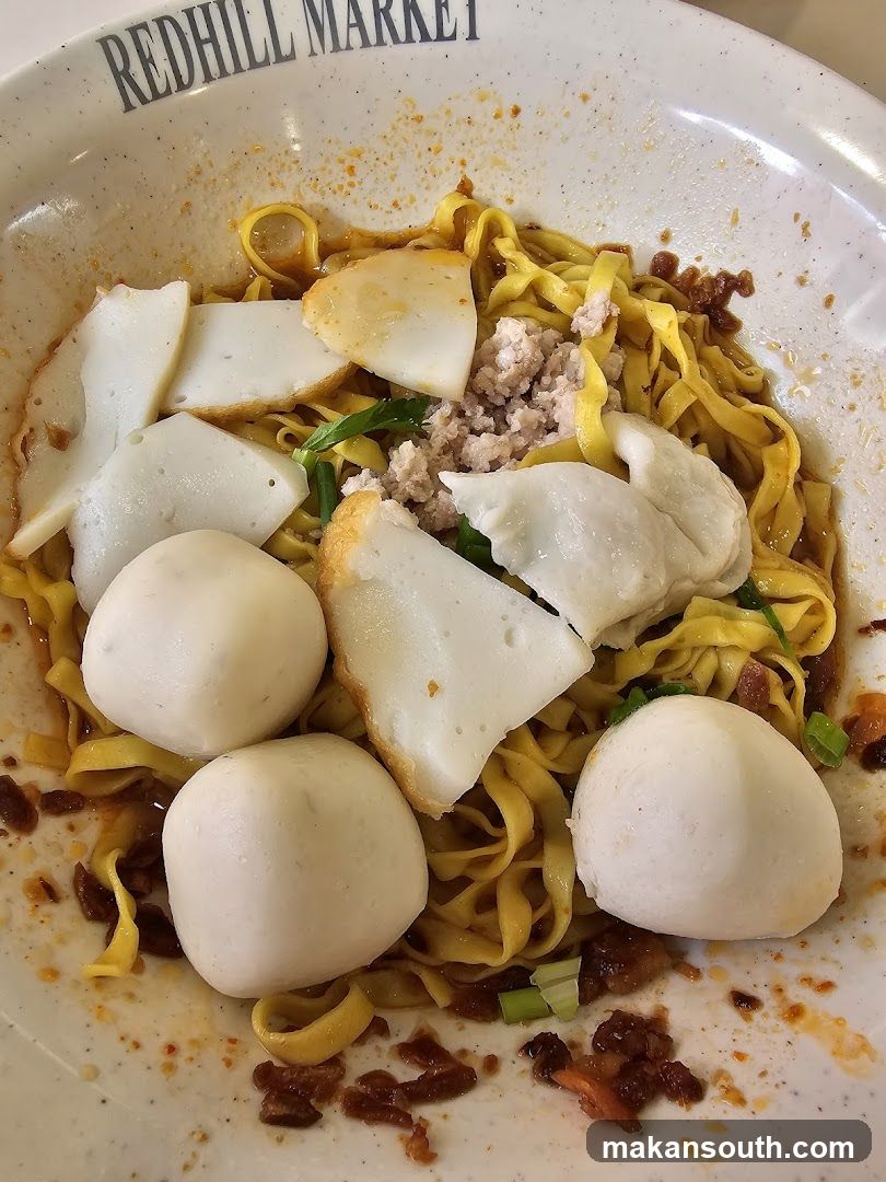 五十年代潮州鱼丸肉脞面 Fu Cheng Redhill 85 50's Teochew Minced Meat Noodle
