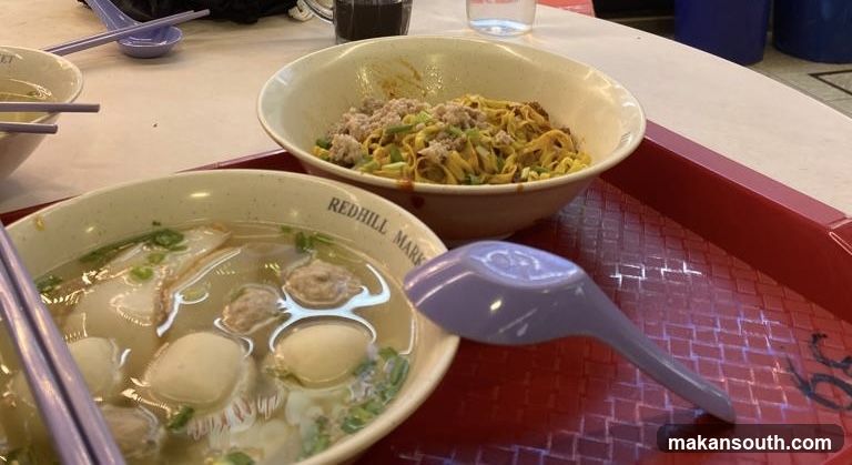 五十年代潮州鱼丸肉脞面 Fu Cheng Redhill 85 50's Teochew Minced Meat Noodle