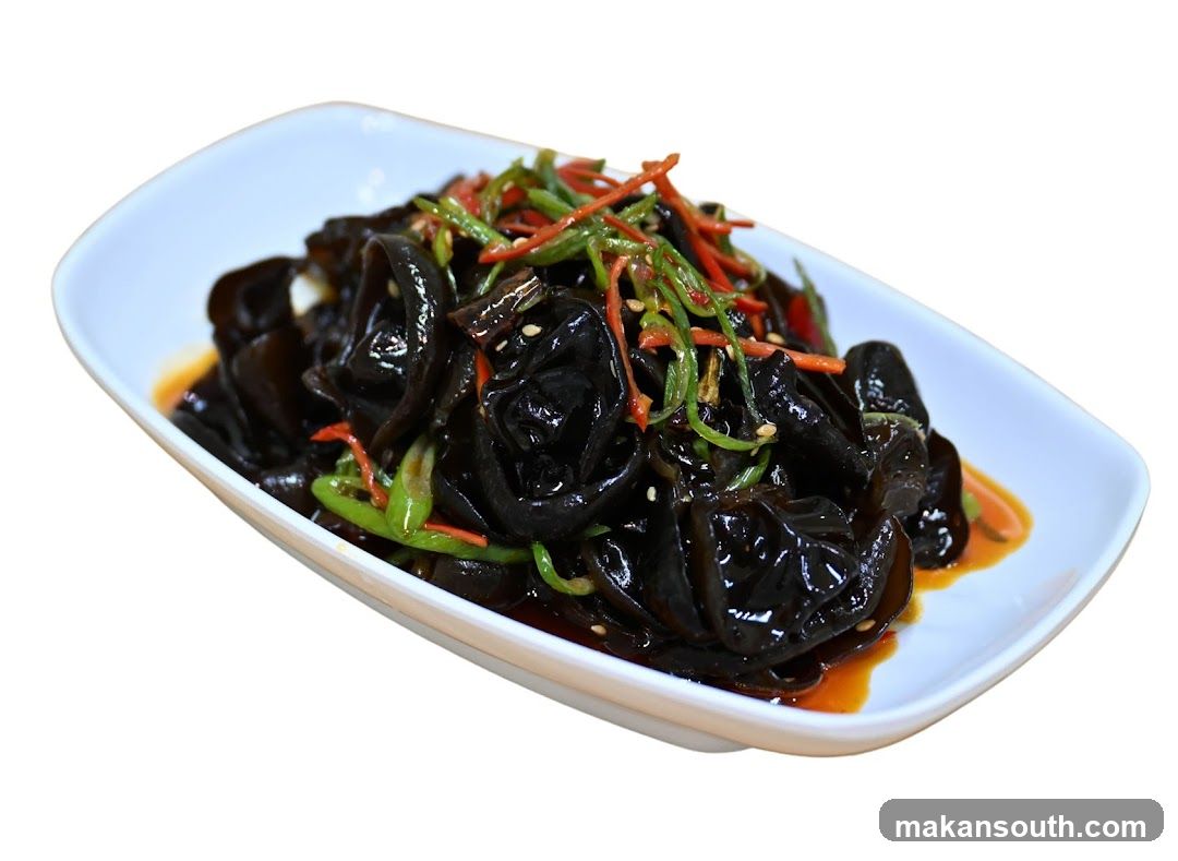 Wood Ear Mushroom Salad with Peppers