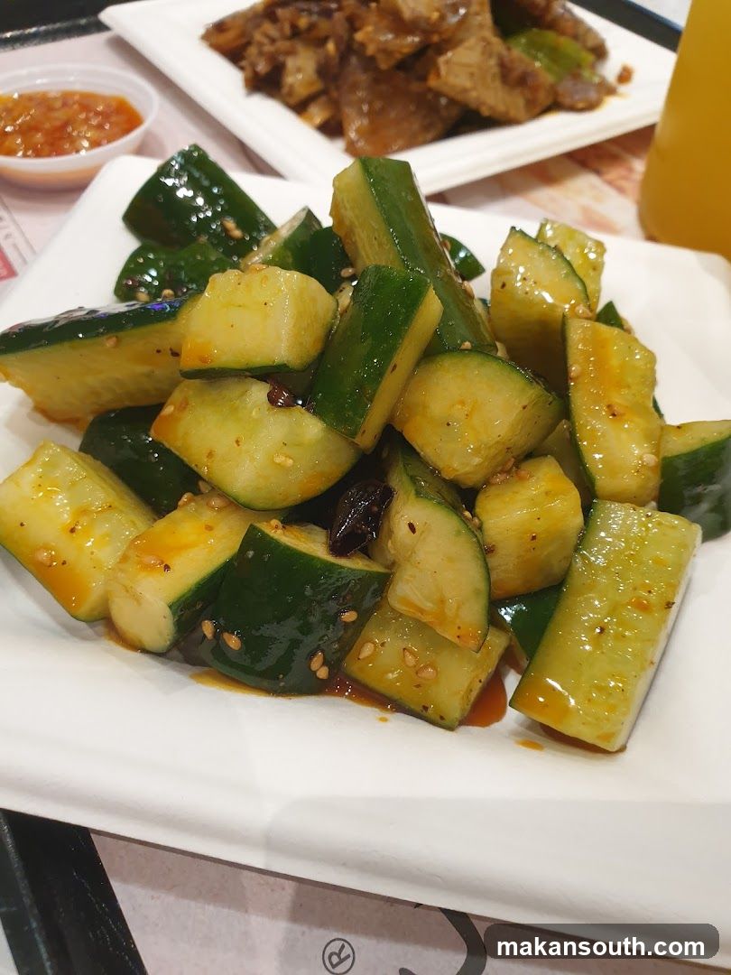 Cucumber Salad with Dressing