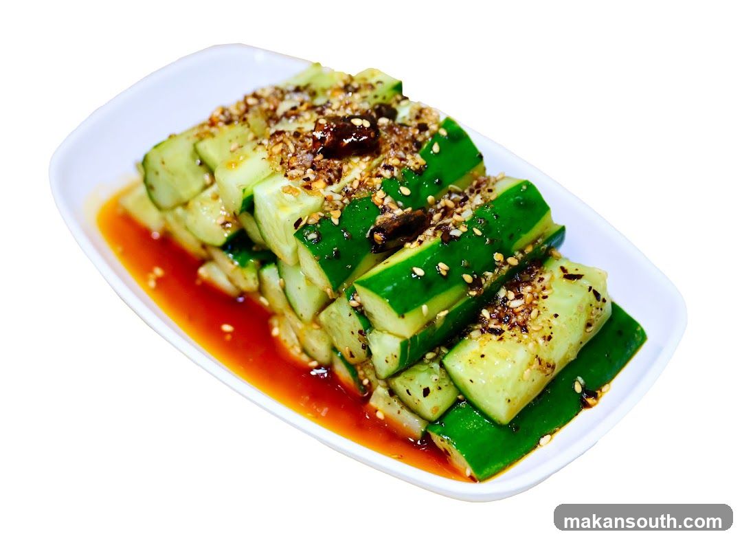 Cucumber Salad with Sesame and Chili Oil