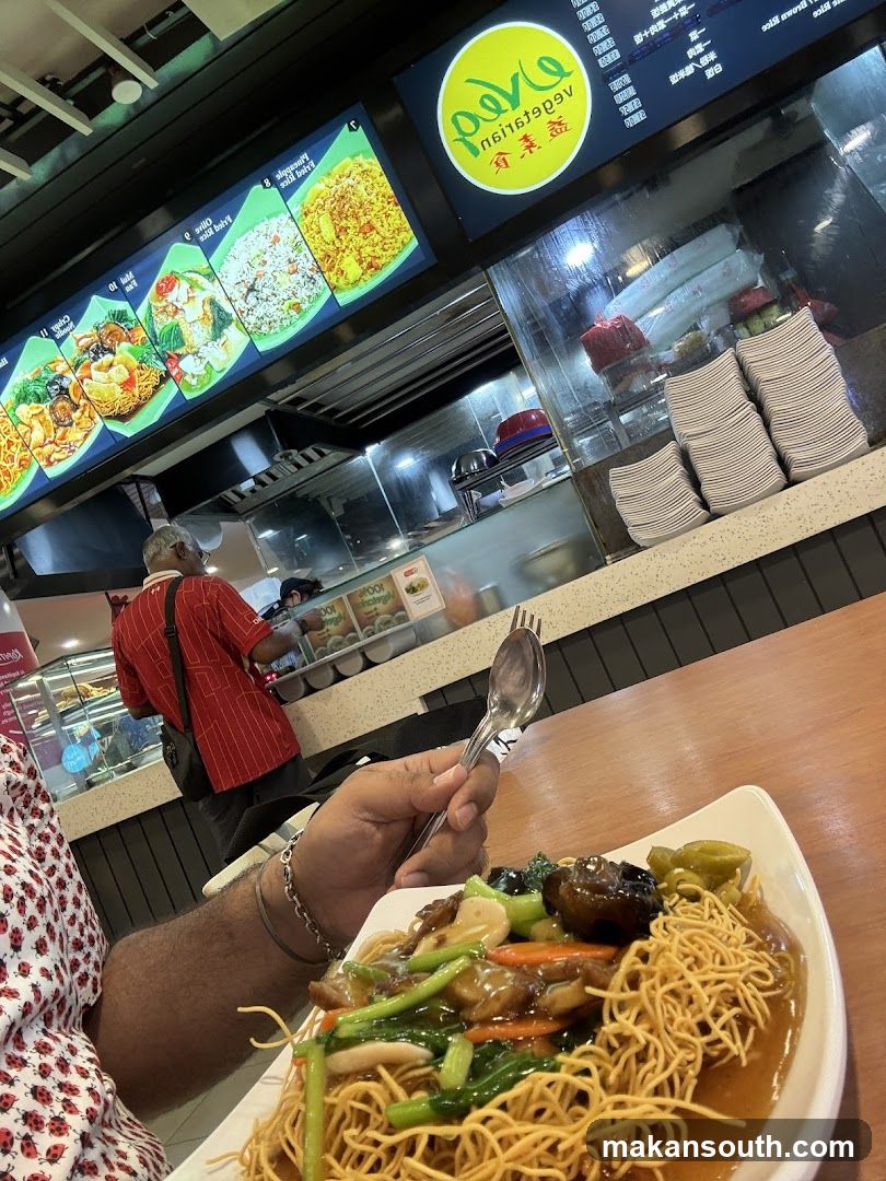 Food Court Dining Scene