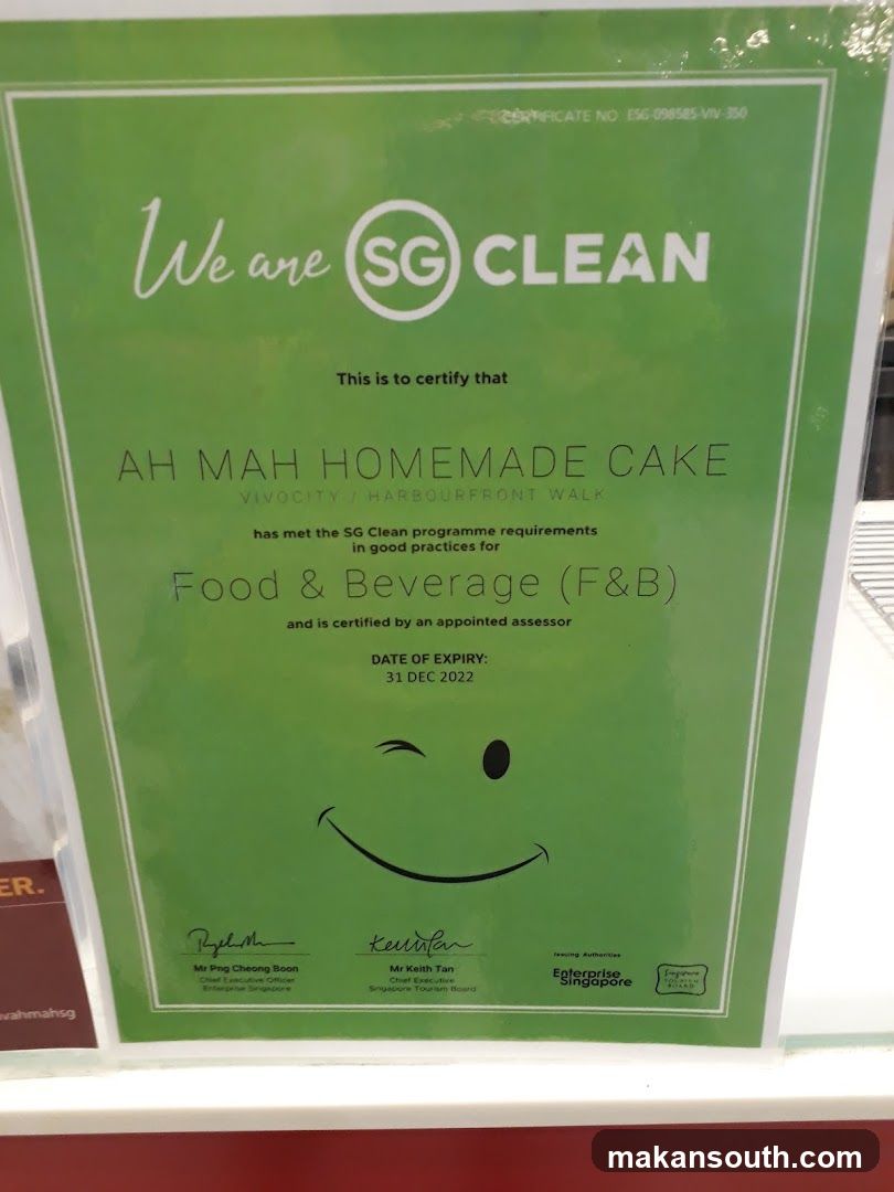 Ah Mah Homemade Cake Vivo City