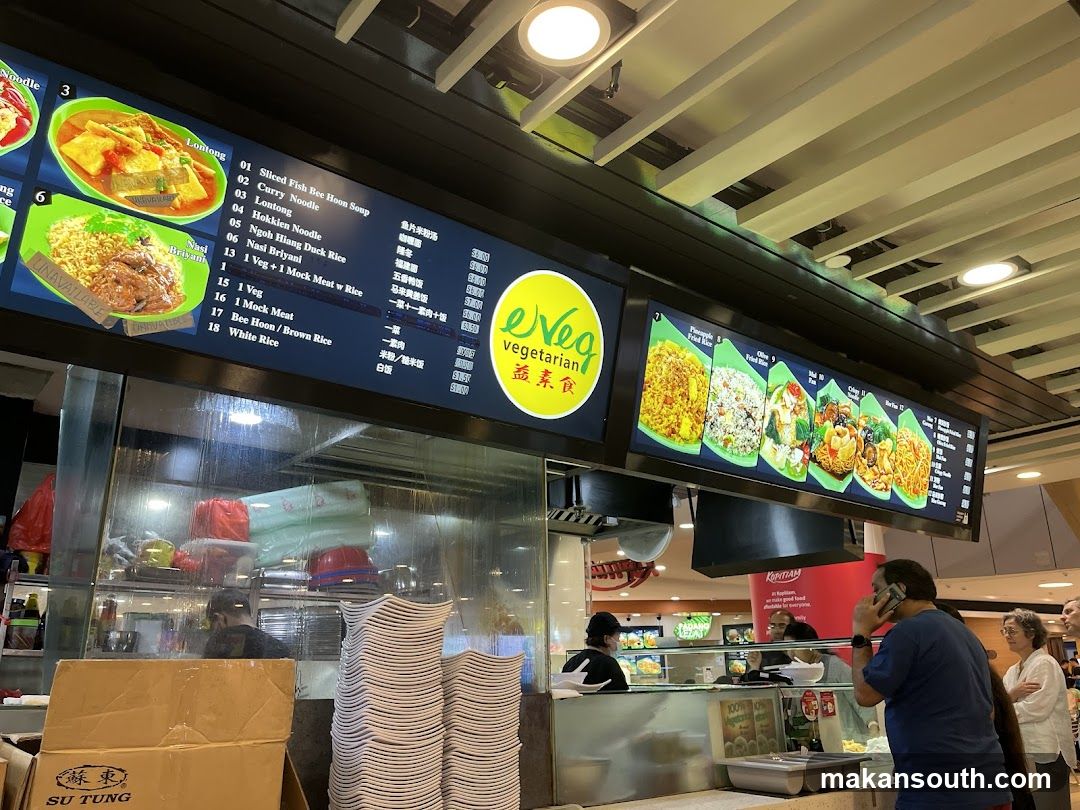 Food Stall Interior View