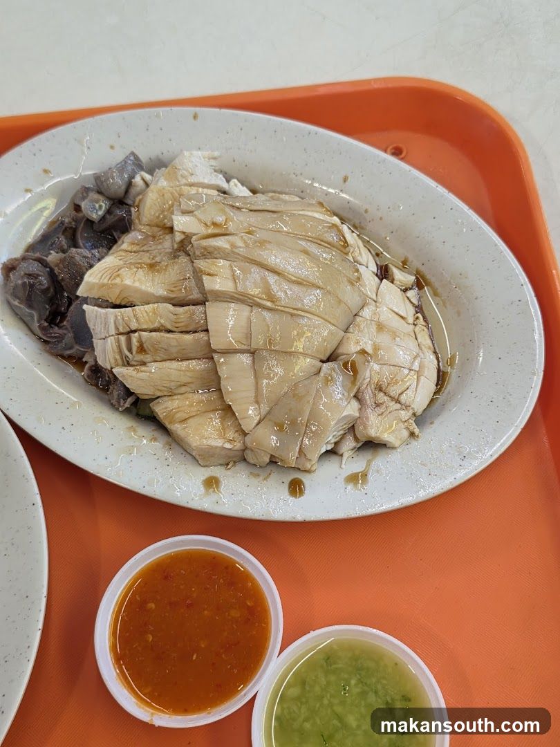 Hainanese Chicken Rice with Sauces