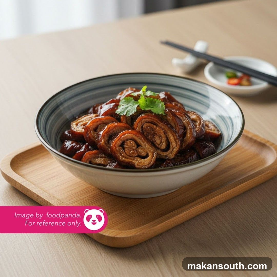 Braised Pork Roll Dish