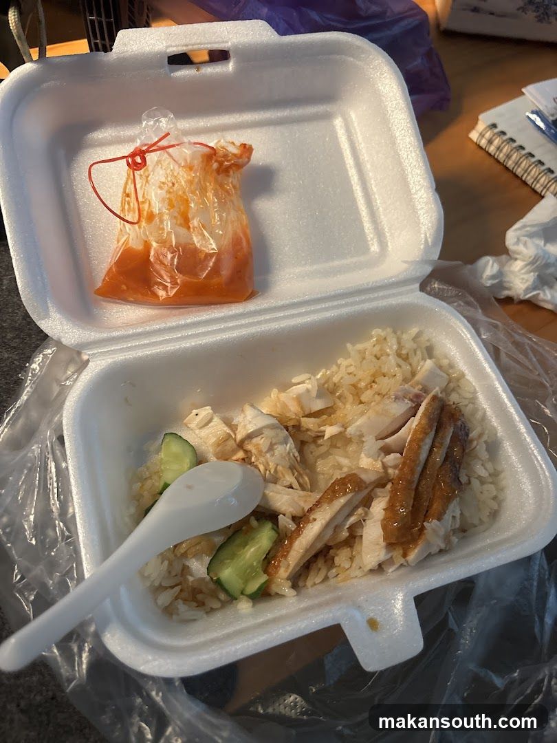 Hainan Chicken Rice Takeout