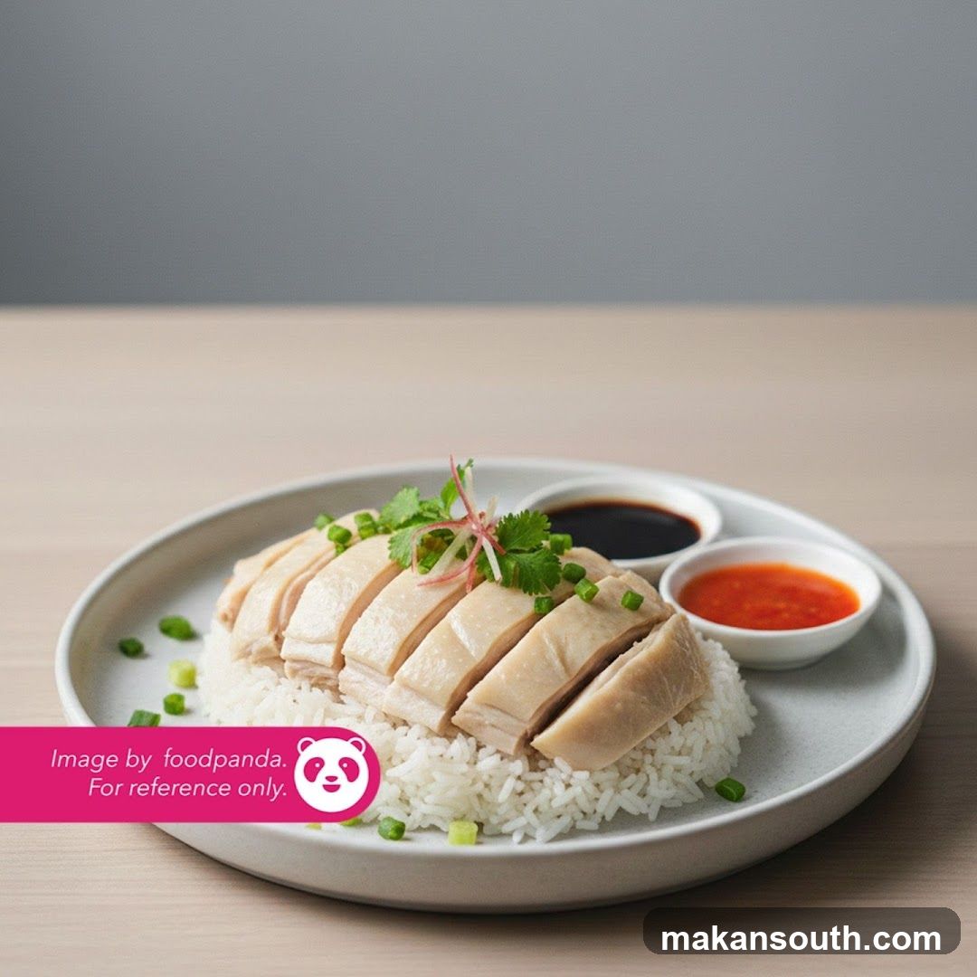 Hainanese Chicken Rice with Sauces