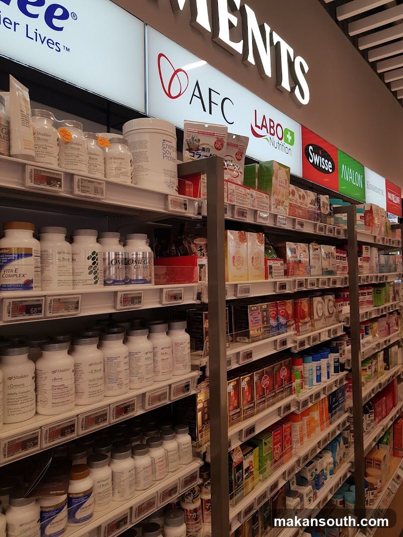 Supplement and Health Store Interior