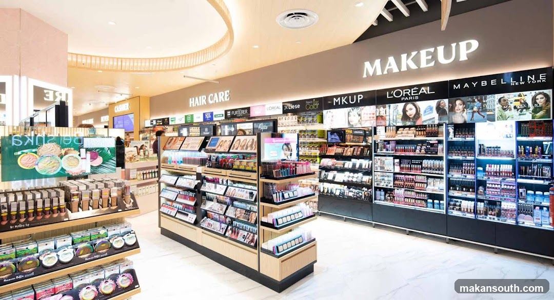 Makeup and Hair Care Store Interior