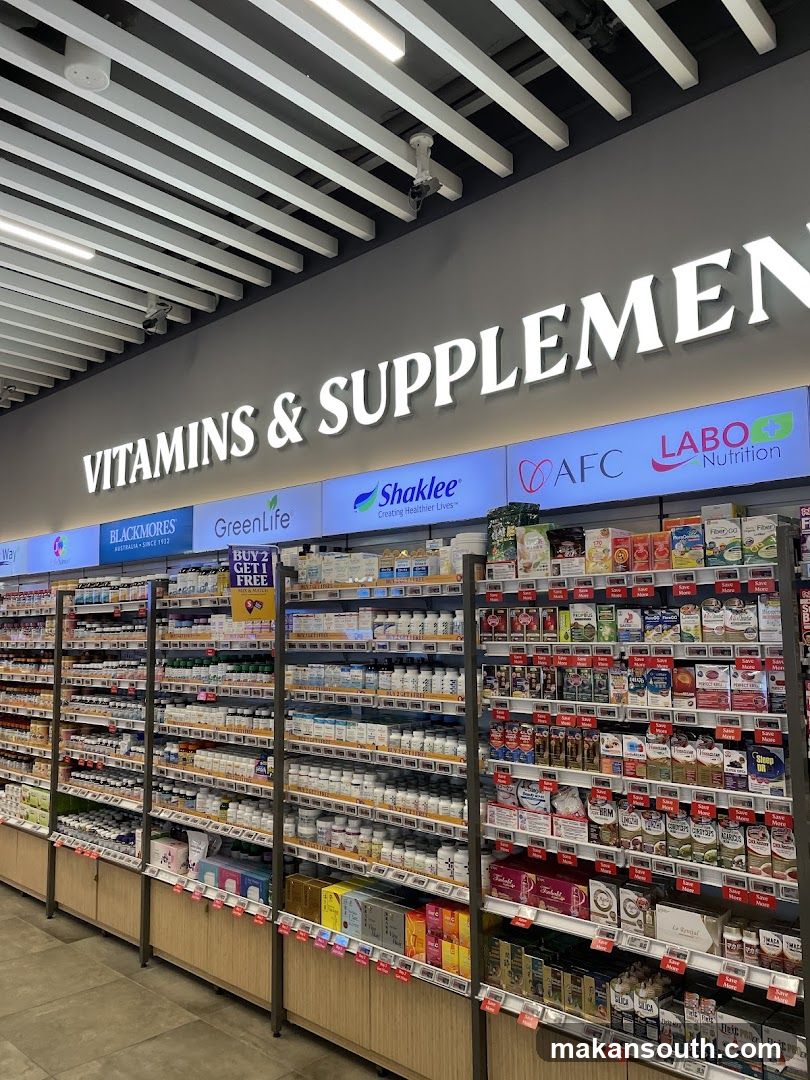 Vitamins & Supplements Section