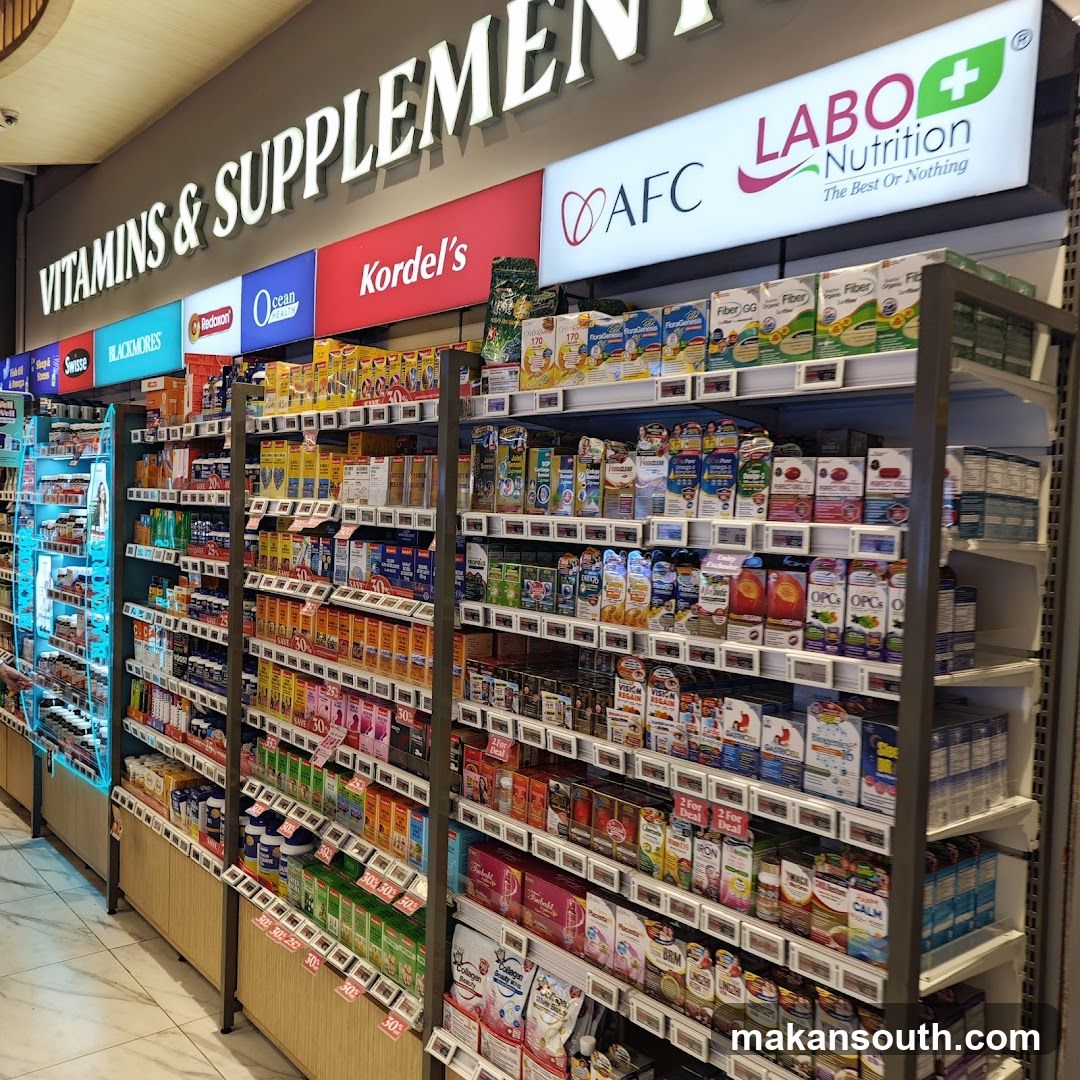 Vitamins & Supplements Store Interior