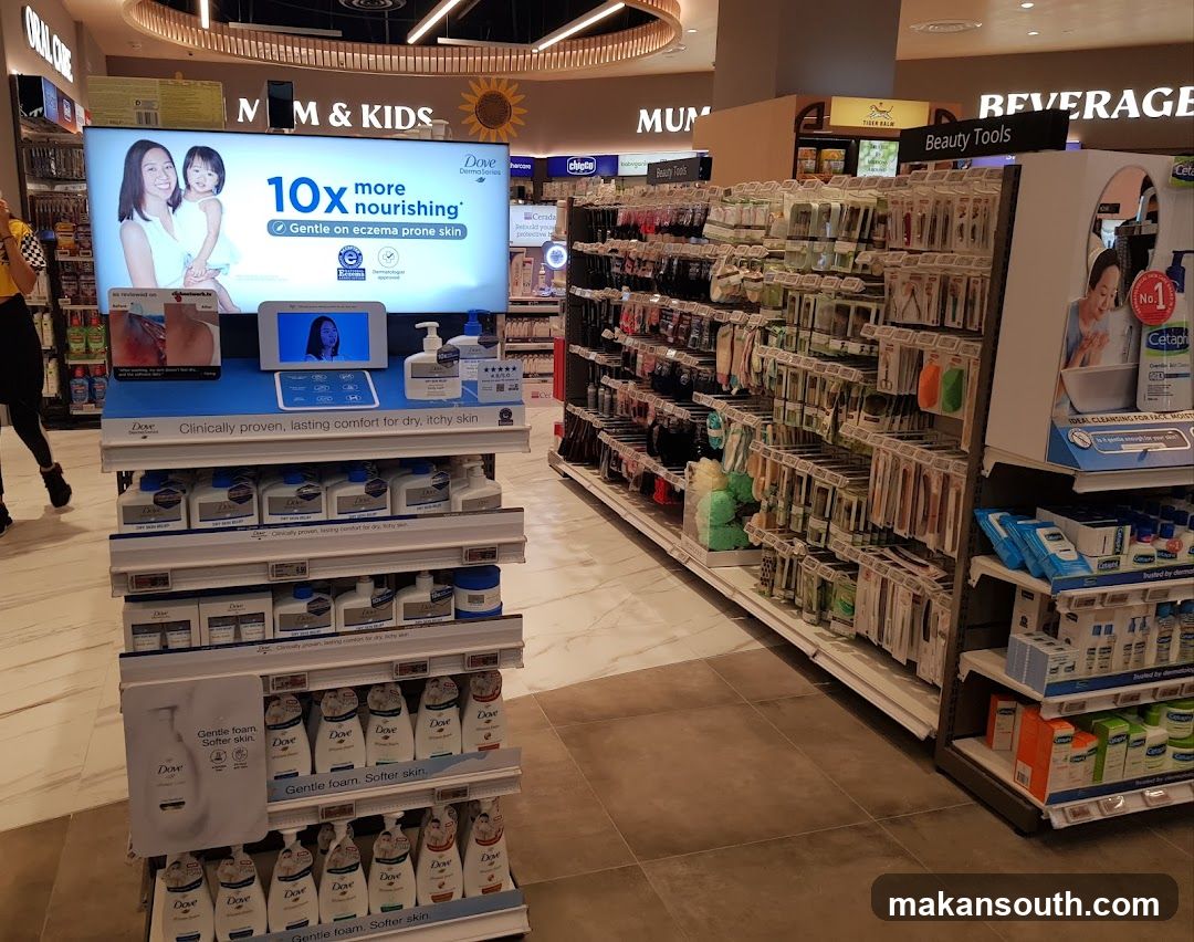 Dove Skin Care Display in Store