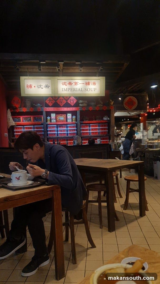 Dining at Imperial Soup Restaurant