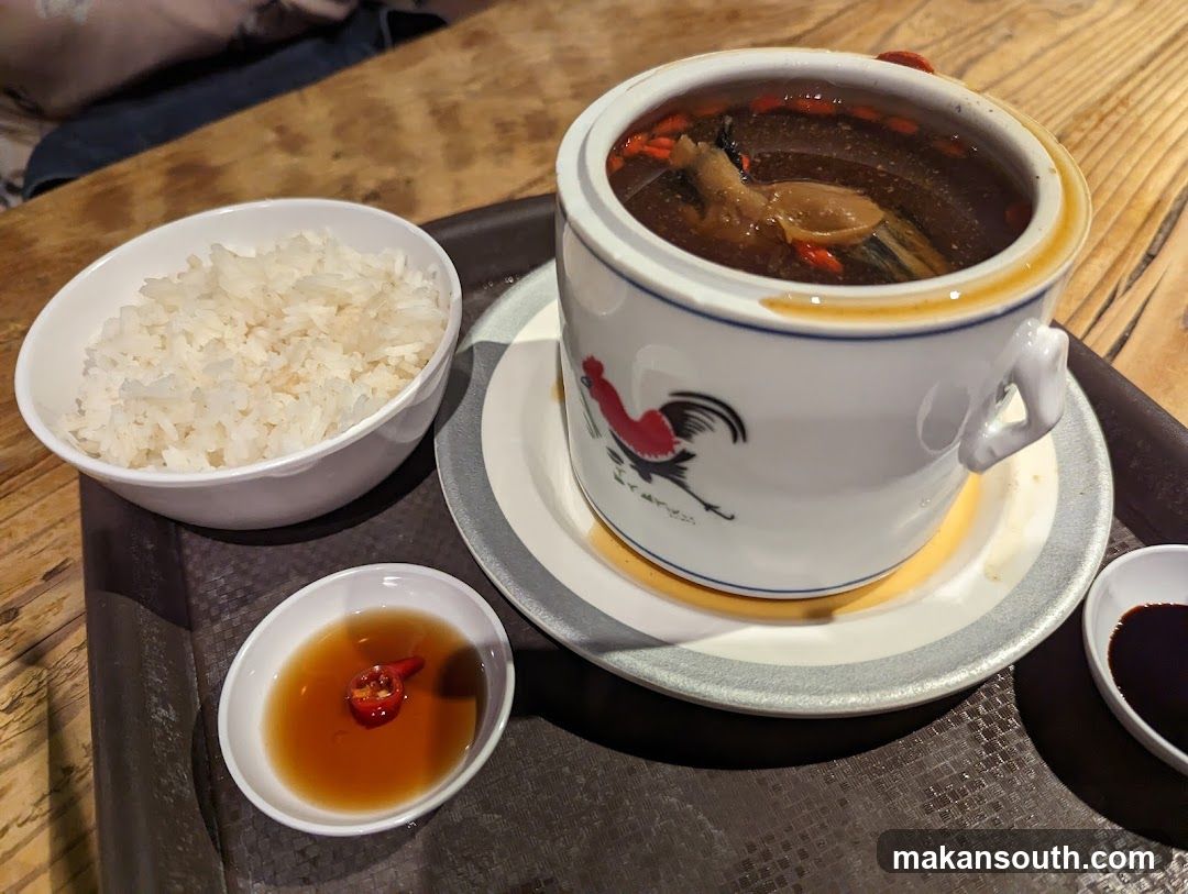 Rooster Soup with Rice