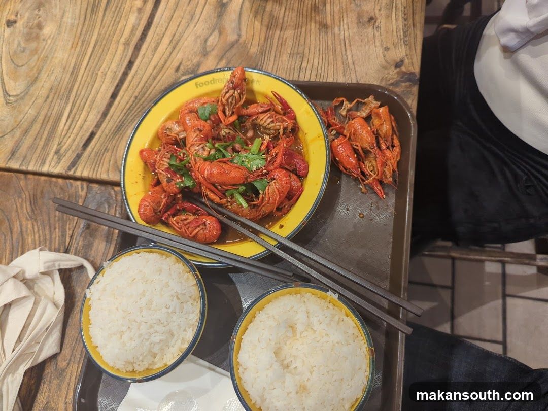 Crayfish Meal with Rice