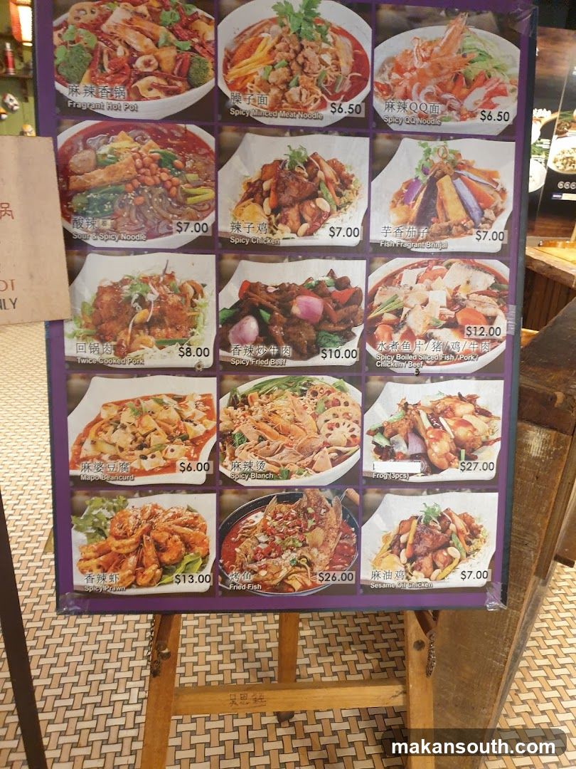 Spicy Noodle & Chinese Cuisine Menu Board