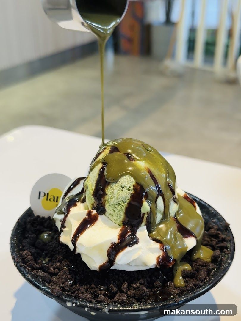 Matcha Ice Cream Dessert
